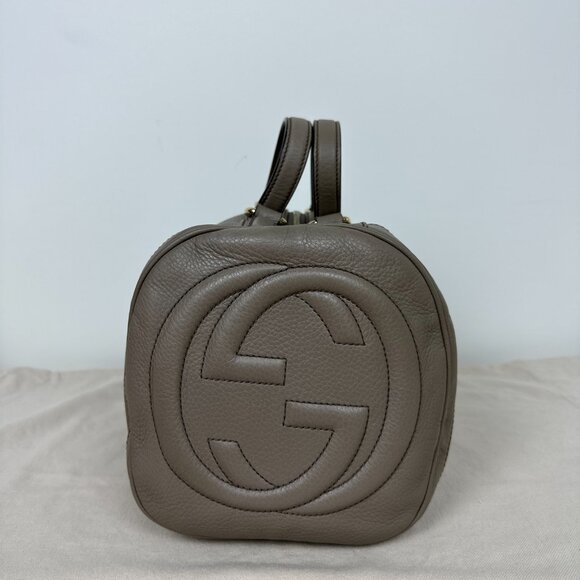 Gucci Medium Pebbled Boston Soho Bag - Picture 14 of 14